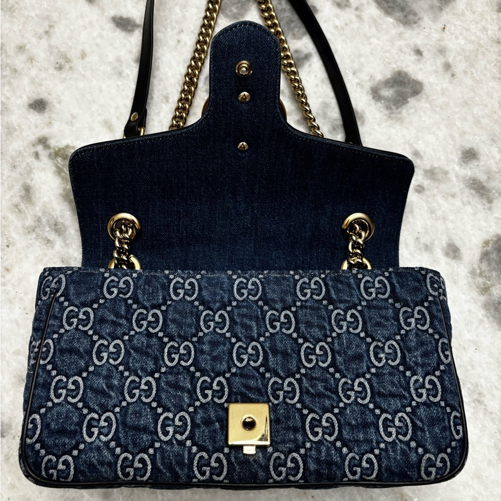 Gucci GG MARMONT SMALL SHOULDER BAG *Perfect for Summer* - Picture 10 of 13